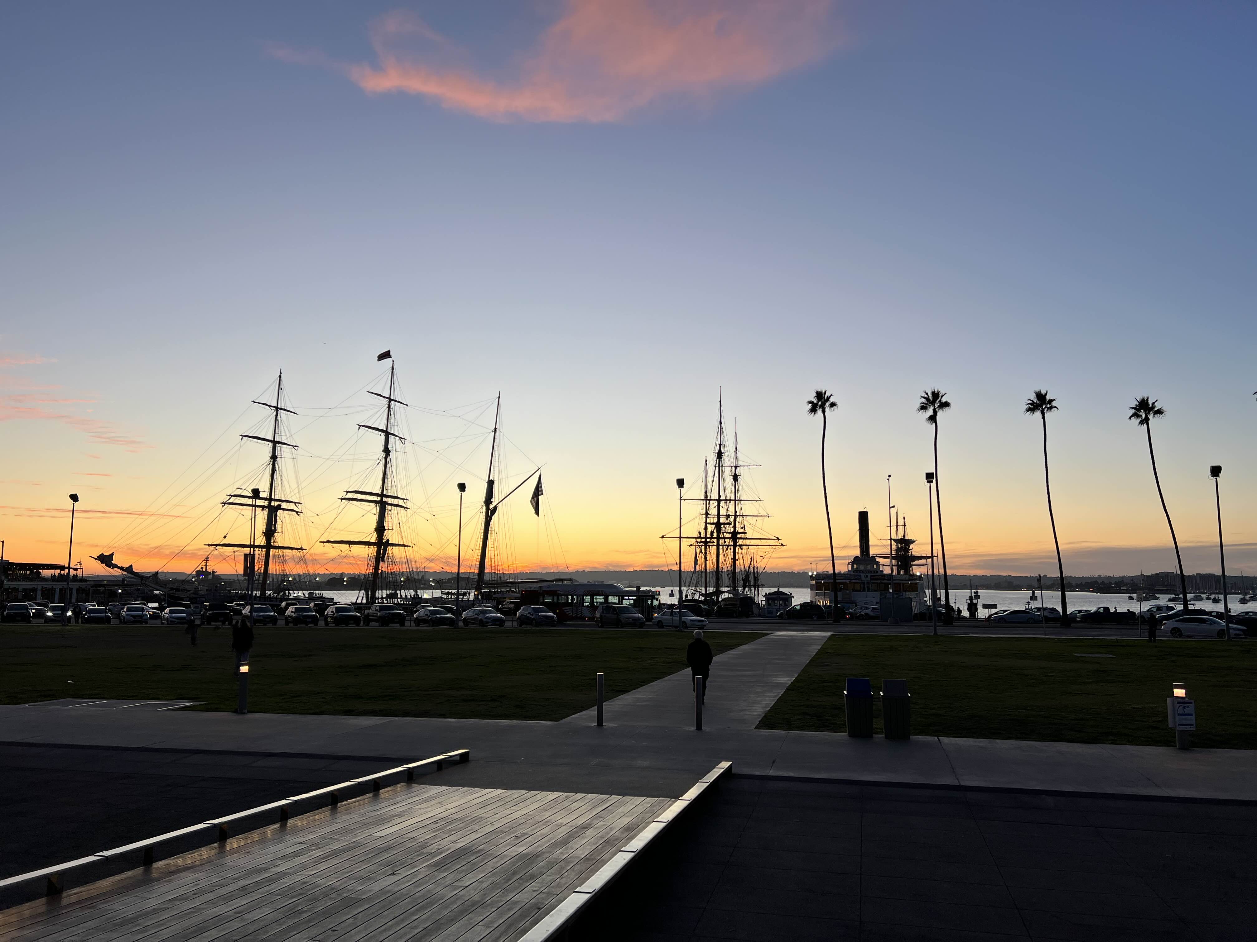 SD Waterfront near sunset